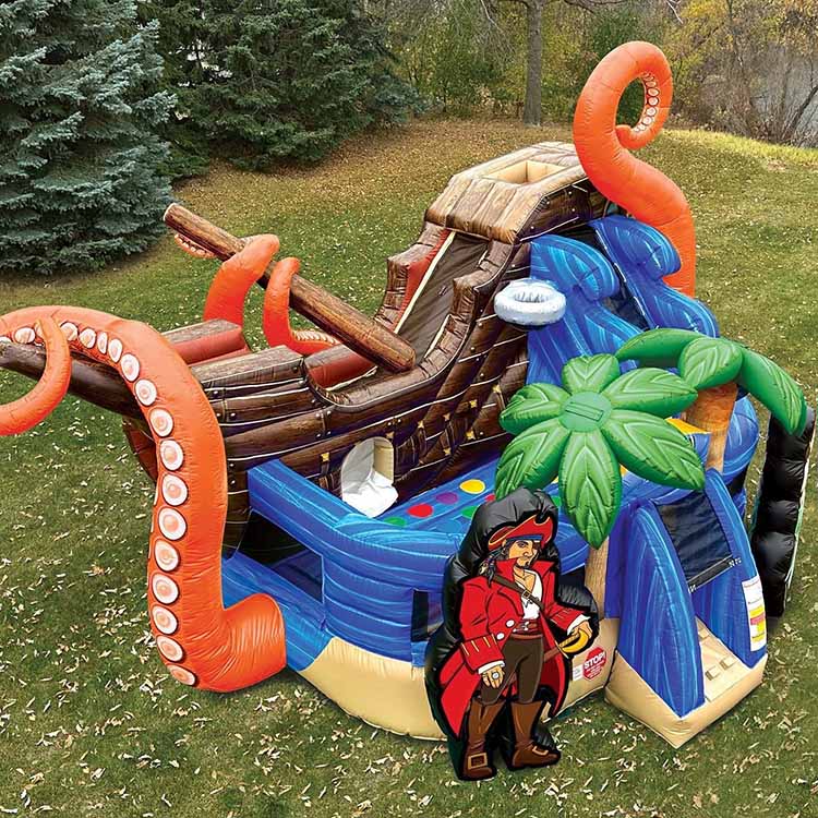 Pirate KidZone inflatable party rental play area